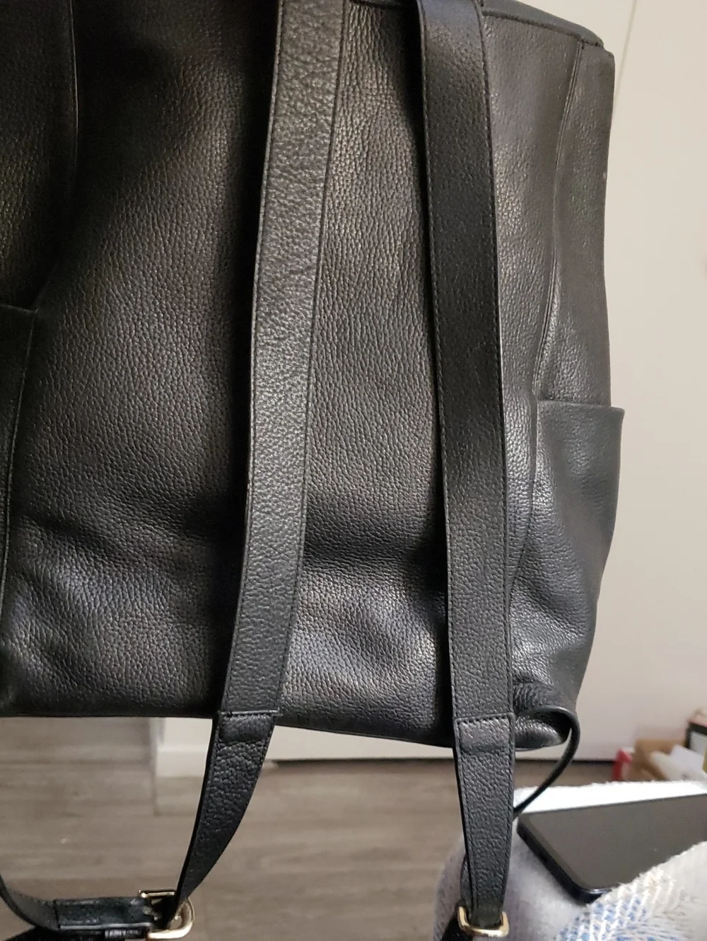 Genuine leather backpack